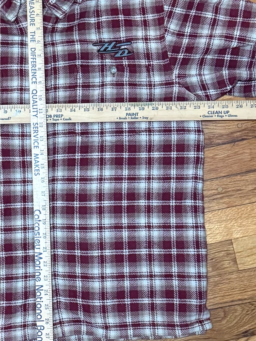 Harley Davidson Lot Men’s XL Flannel Plaid Long Sleeve Button Up And Tee Shirts - Picture 6 of 11